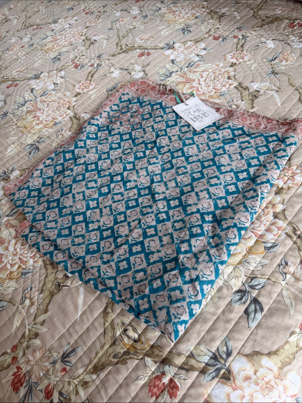 Magnolia Pearl Shangrilla Block Print Scarf